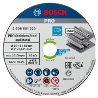 Řezný kotouč Bosch PRO Stainless Steel and Metal 76 mm 5 ks 2608601520