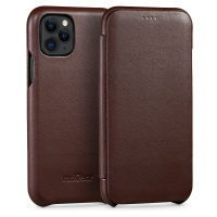 Pouzdro na iPhone 11 Pro kožené Obal slim case tmavě hnědý Movear