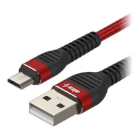 AlzaPower CompactCore USB-A to Micro USB 1m červený