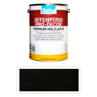 HERBOL Offenporig Pro Decor - univerzální lazura na dřevo 5 l Eben 9410