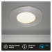 BRILONER LED vestavné svítidlo, pr. 8,5 cm, 5 W, matný nikl IP44 BRI 7113-412