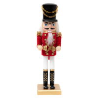 Vánoční figurka | NUTCRACKER | louskáček s činely | 30 cm | 836102 Homla.com