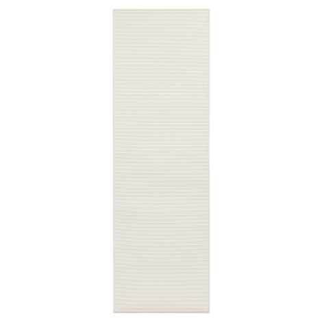BT Carpet - Hanse Home koberce Běhoun Nature 103531 creme white – na ven i na doma - 80x450 cm