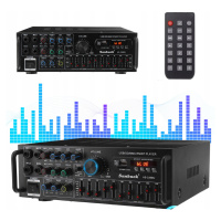 Receiver Stereo Zesilovač Hifi 5.0 S Dálkovým Ovládáním 220V 1200W S Dálkovým Ovládáním