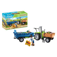 Playmobil 71249 traktor s přívěsem