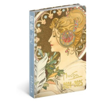 18měsíční diář Petito – Alfons Mucha 2024/2025