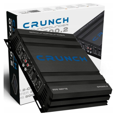 Výkonný zesilovač Crunch GPX500.2 250W rms v můstku 2 kanály 2 x 125 W Rms