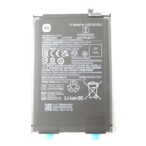 Baterie Xiaomi BN5G Redmi 10C, Redmi 10A 5000mAh Original (volně)