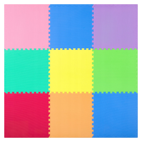 Pěnová Podložka Puzzle Vzdělávání Barvy Gruba 180x180cm Ricokids Pro Děti
