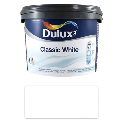 DULUX Classic White - akrylátová malířská barva do interiéru 10 l Bílá