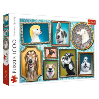 TREFL - Puzzle 1000 - Šťastné psy