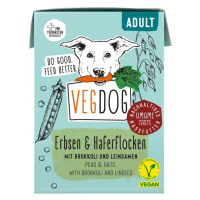 VEGDOG Adult hrášek a ovesné vločky v tetrapaku 6× 200 g