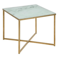 Konferenční stolek Stenet (chrom, zlatá)