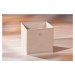 Skládací úložný box cube - béžová
