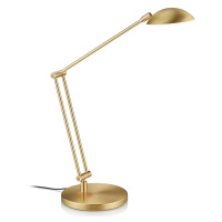 Knapstein LED stolní lampa Hebe ovládání gesty, mosaz