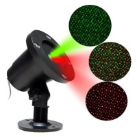 Aga Vánoční laserový dekorativní projektor Zelená/červená MR9090