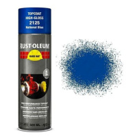 Rust-Oleum Modrá matná barva ve spreji HARD HAT Topcoat 500 ml