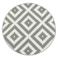 Protiskluzový koberec Romby 19 šedý