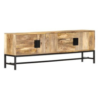 TV stolek 140x30x50 cm masivní mangovníkové dřevo