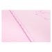 Dětská osuška Sensillo Ovečka 80x80 cm růžová