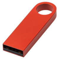 EX Kovový Mini USB flash disk 16 GB, 4x1,2x0,5 cm - více barev Barva kovu: Červená