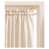 Dekorační terasový závěs s řasící páskou SANTOS světle krémová 180x250 cm (cena za 1 kus) MyBest