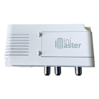 Anténní zesilovač Emme Esse 82778G Minimaster, 1x VHF, 1x UHF, 1x out, 34 dB, 5G LTE filtr, domo
