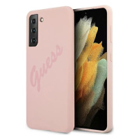 Kryt Guess GUHCS21MLSVSPI S21+ G996 pink hardcase Script Vintage (GUHCS21MLSVSPI)