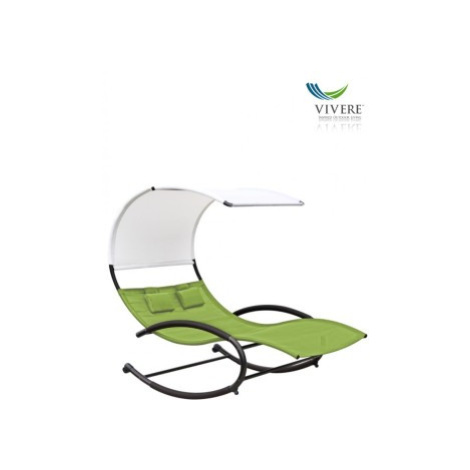 Vivere zahradní houpací postel Double Chaise Rocker NO Green Apple