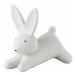 Dekorace zajíček Rosenthal Rabbits, střední, bílý, 10,5 cm