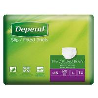 Depend Slip Super Plus inkontinenční kalhotky vel.L 15ks