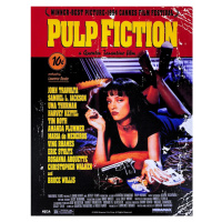 Plechová cedule Pulp Fiction - Uma on Bed, (30 x 40 cm)