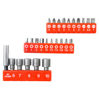 Kombinovaná sada bitů a hlavic CrMoV (26ks) EXTOL PREMIUM 8819620