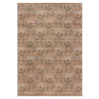 Ručně tkaný koberec s příměsí juty v přírodní barvě 200x290 cm Ariana Jute Floral – Flair Rugs