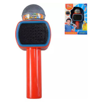 Mikrofon dětský bluetooth karaoke s melodií na baterie LED Světlo Zvuk plast
