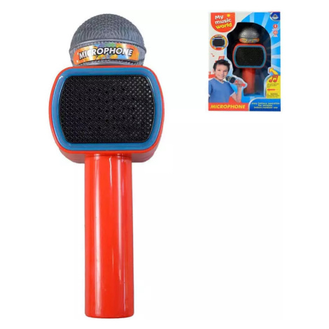 Mikrofon dětský bluetooth karaoke s melodií na baterie LED Světlo Zvuk plast POLESIE