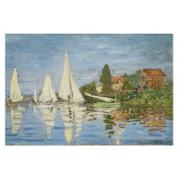 Obrazová reprodukce Regatta at Argenteuil, c.1872, Claude Monet, 40 × 26.7 cm