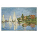 Obrazová reprodukce Regatta at Argenteuil, c.1872, Claude Monet, 40 × 26.7 cm