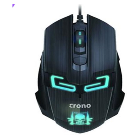 Crono CM647 - optická herní myš, USB konektor, rozlišení 800/1200/1600 DPI , modré podsvícení