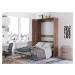 WIP Moderní sklápěcí postel TEDDY 120 Barva: dub burgund