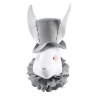 Love Me Decoration Dekorace do dětského pokoje králík – šedá