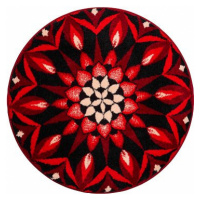 GRUND POZNÁNÍ Mandala kruhová o 100 cm, červená