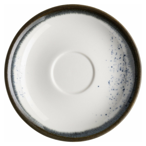 Mäser Podšálek na espresso Pintar White modré tečky 13 cm Maser