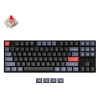 Keychron K8 Pro QMK TKL Hot-Swappable Gateron G Pro Mechanical Red, Black - US