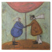 Obraz na plátně Sam Toft - Love, Love, Love, (40 x 40 cm)