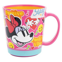 Alum Bezpečný plastový hrnek 410 ml - Minnie Mouse Flower Power