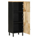 vidaXL Skříň highboard 40x33,5x110 cm masivní hrubé mangovníkové dřevo