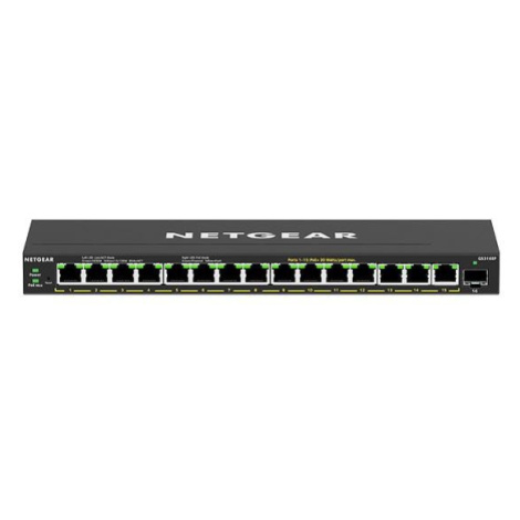 Netgear 16PT GE PLUS SWITCH, PoE+, SFP