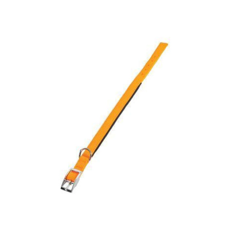 Obojek pes SOFT NYLON oranžový 20mm/40cm Zolux