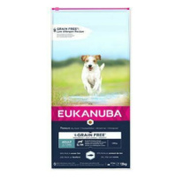 Eukanuba Dog Adult Small & Medium Grain Free 12kg sleva